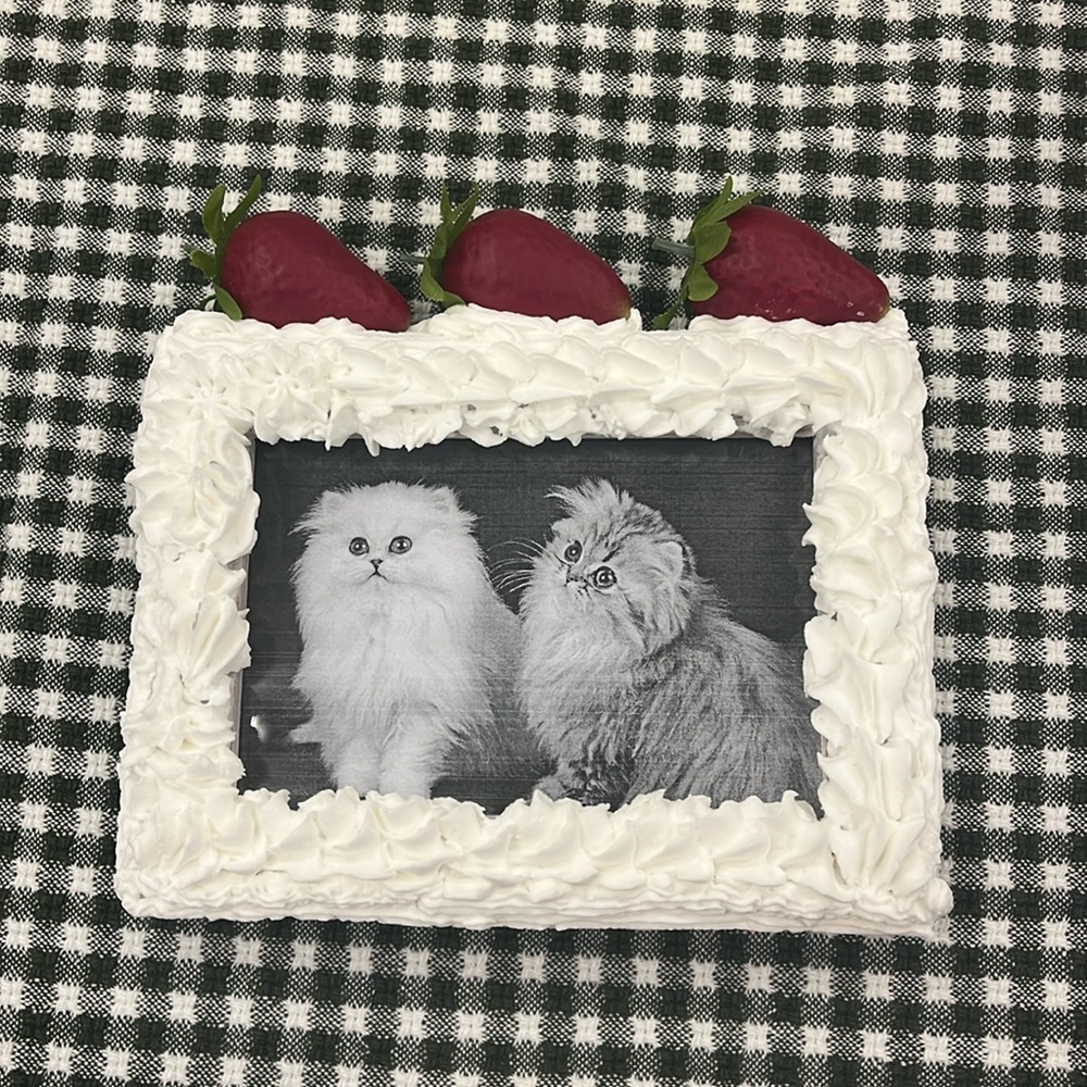 Handmade cake frame